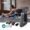 Pistolet de Massage Sportif | Alimenté par pile | Lithium-Ion intégré | Rechargeables | 6 modes de massage | Câble USB | Gris