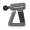 Pistolet de Massage Sportif | Alimenté par pile | Lithium-Ion intégré | Rechargeables | 6 modes de massage | Câble USB | Gris