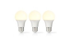 Ampoule LED E27 | A60 | 4.9 W | 470 lm | 2700 K | Blanc Chaud | Givré | 3 pièces