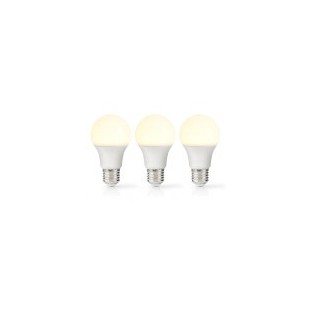Ampoule LED E27 | A60 | 8.5 W | 806 lm | 2700 K | Blanc Chaud | Givré | 3 pièces