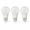 Ampoule LED E27 | A60 | 8.5 W | 806 lm | 2700 K | Blanc Chaud | Givré | 3 pièces