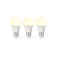 Ampoule LED E27 | A60 | 11 W | 1055 lm | 2700 K | Blanc Chaud | Givré | 3 pièces