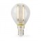 Lampe LED Ampoule E14 | G45 | 2 W | 250 lm | 2700 K | Blanc Chaud | 1 pièces | Clair