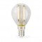 Lampe LED Ampoule E14 | G45 | 2 W | 250 lm | 2700 K | Blanc Chaud | 1 pièces | Clair