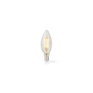 Lampe LED Ampoule E14 | Bougie | 4.5 W | 470 lm | 2700 K | Variable | Blanc Chaud | 1 pièces | Clair