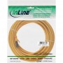 Câble patch Cat.6(A) S-STP/PIMF, InLine®, sans halogènes 500MHz, jaune, 15m