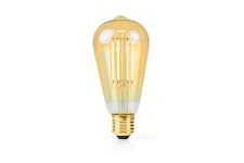 Ampoule LED filament E27 | ST64 | 4.9 W | 470 lm | 2100 K | Variable | Blanc très chaud | 1 pièces
