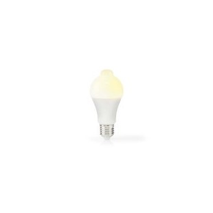 Ampoule LED E27 | A60 | 8.5 W | 806 lm | 3000 K | Blanc | Givré | Détection de mouvement | 1 pièces