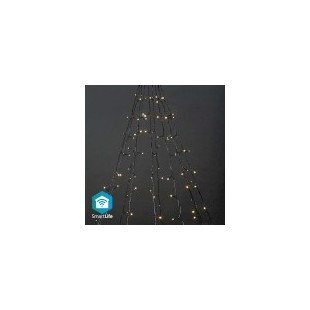 LED Décorative SmartLife | Arbre | Wi-Fi | Blanc Chaud | 200 LED's | 10 x 2 m | Android™ / IOS