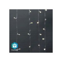 LED Décorative SmartLife | Rideau | Wi-Fi | Blanc Chaud | 200 LED's | 3.00 m | Android™ / IOS