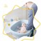 Badabulle Baignoire pour Bébé Baleine, Made in Europe, Peut contenir un hamac ou un fauteuil de bain, Des naissance a 24 mois