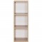 Meuble de rangement MIXCLUB 3 cases - Décor chene - L 31,4x P 30 x H 91 cm