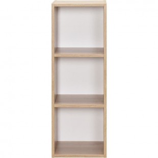 Meuble de rangement MIXCLUB 3 cases - Décor chene - L 31,4x P 30 x H 91 cm