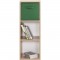 Meuble de rangement MIXCLUB 3 cases - Décor chene - L 31,4x P 30 x H 91 cm