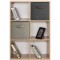 Meuble de rangement MIXCLUB 6 cases - Décor chene - L 61,2 x P 30 x H 91 cm