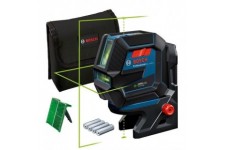 Laser vert 2 points et lignes GCL 2-50 G avec support RM 10 en boîte carton - BOSCH - 0601066M00