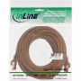 Câble patch, S-STP/PIMF, Cat.6, brun, 15m, InLine®