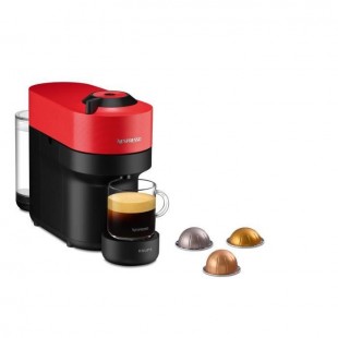 KRUPS NESPRESSO YY4888FD Vertuo Pop Rouge Machine a café capsules, Cafetiere compacte, 4 tailles de tasses, Expresso, Bluetooth