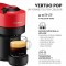 KRUPS NESPRESSO YY4888FD Vertuo Pop Rouge Machine a café capsules, Cafetiere compacte, 4 tailles de tasses, Expresso, Bluetooth