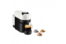 KRUPS NESPRESSO Vertuo Pop Blanche Machine a café capsules, Cafetiere compacte, 4 tailles de tasses, Expresso, Bluetooth