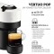 KRUPS NESPRESSO Vertuo Pop Blanche Machine a café capsules, Cafetiere compacte, 4 tailles de tasses, Expresso, Bluetooth