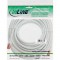 Câble patch, S-STP/PIMF, Cat.6, blanc, 50m, InLine®