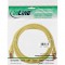 Câble patch InLine® S / FTP PiMF Cat.6 PVC CCA 250 MHz jaune 1,5 m