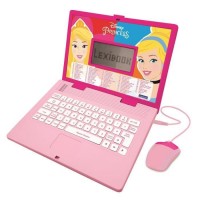 DISNEY PRINCESSES - Ordinateur Educatif Bilingue (FR/EN) Enfant - LEXIBOOK - 124 activités - Exclusivité CDISCOUNT