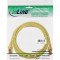 Câble Patch InLine® S / FTP PiMF Cat.6 PVC CCA 250 MHz jaune 0.5m