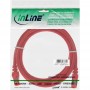 Câble patch InLine® S / FTP PiMF Cat.6 PVC CCA 250 MHz rouge 2m