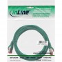 Câble de raccordement InLine® S / FTP PiMF Cat.6 PVC CCA 250 MHz vert 0.5m