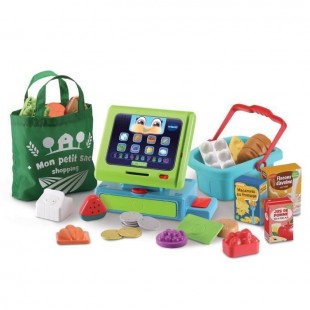 VTECH - 1,2,3 Imite-Moi - Caisse Enregistreuse Interactive Maxi Shopping - Jouet d'Imitation Enfant