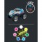 Flextreme neon set - Compatible avec tous les accessoires Flextreme - Inclus : 1 voiture + piles - des 4 ans