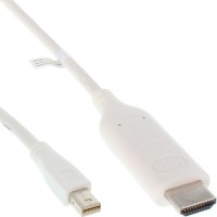 Câble InLine® Mini DisplayPort vers HDMI 4K2K avec convertisseur audio 3 m