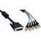 Câble DVI BNC, InLine®, 5x BNC mâle à DVI-A (12+5) mâle, 3m