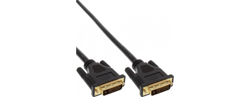 DVI-D 24 + 1 liaison double mâle / femelle