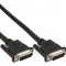 Câble DVI-D, InLine®, numérique/analogique, 24+5 mâle/mâle, Dual Link, sans ferrite, 1,8m
