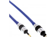 OPTO Câble audio, InLine®, PREMIUM, 3,5mm mâle à Toslink mâle, 3m