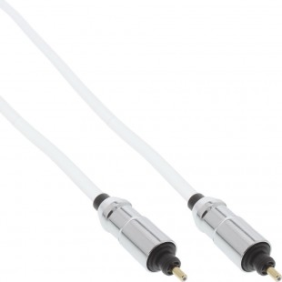 Câble audio optique InLine® Toslink mâle à mâle transparent 7m