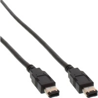 Câble FireWire, InLine®, IEEE1394 6 broches mâle/mâle 5m