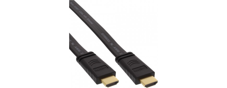HDMI - Haute vitesse avec câble plat Ethernet