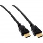 Câble HDMI haute vitesse InLine® avec Ethernet mâle à mâle plaqué or noir 0,3 m