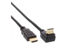 Câble HDMI haute vitesse InLine® avec Ethernet coudé Ethernet, 5 m