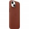 APPLE Coque en cuir pour iPhone 14 avec MagSafe - Ombre
