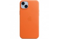 APPLE Coque en cuir pour iPhone 14 Plus avec MagSafe - Orange