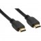 Câble HDMI, InLine®, 19 broches mâle/mâle, contacts dorés, noir, 3m