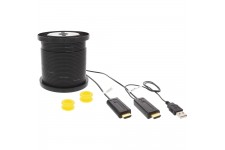 Câble InLine® haute vitesse HDMI sur fibre (sans perte) mâle à mâle noir 100m