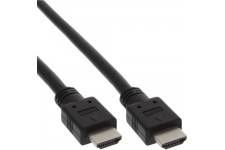 Câble HDMI, InLine®, 19 broches mâle/mâle, noir, 2m