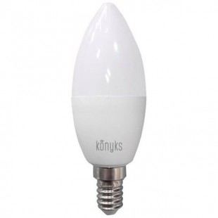 Konyks Antalya E14 Easy-Ampoule LED connectée Wi-Fi+Bluetooth, 5W, Couleurs RGB+Blanc réglable, compatible Alexa & Google Home