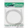 Câble audio InLine® 3,5 mm stéréo mâle à femelle blanc / or 3m
